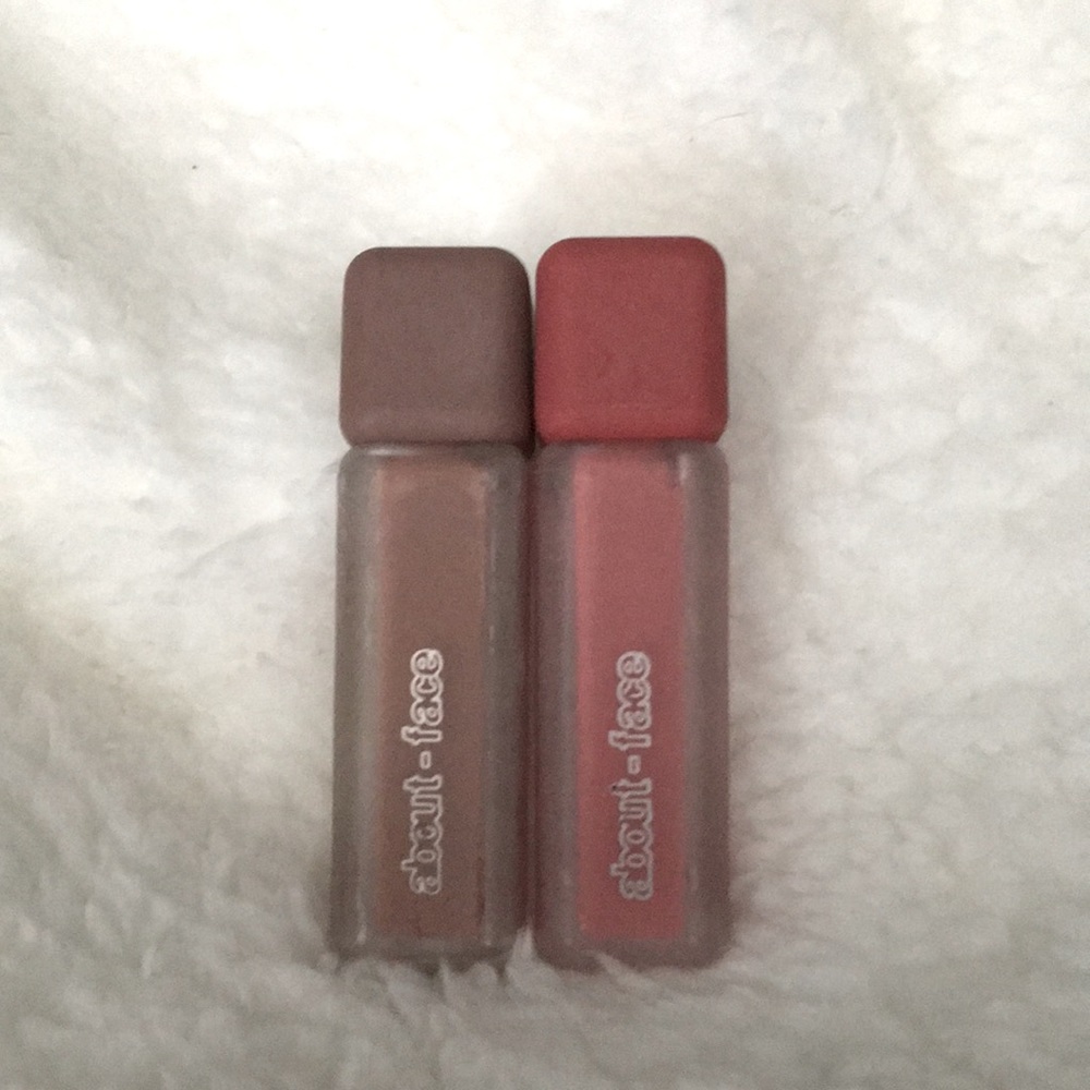 Two About Face Liquid Lipsticks